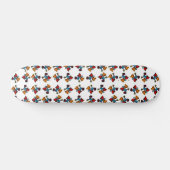 Abstracte Kaleidoscoop Print Pattern Persoonlijk Skateboard (Horizontaal)