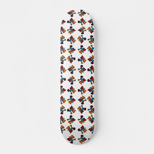 Abstracte Kaleidoscoop Print Pattern Persoonlijk Skateboard (Voorkant)