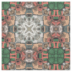 Abstracte Kaleidoscoop Stof