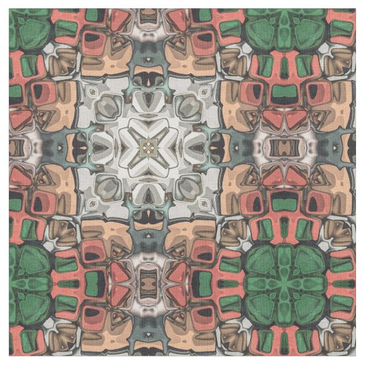 Abstracte Kaleidoscoop Stof (Close Up)