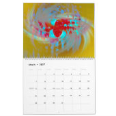 Abstracte kalender (Mar 2027)