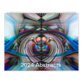 abstracte kalender 2024 (Hoes)