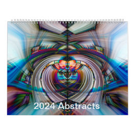 abstracte kalender 2024