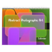 Abstracte kalender voor fotografische kunst (Hoes)