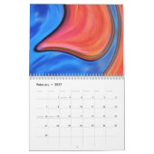 Abstracte kalender voor fotografische kunst (Feb 2027)