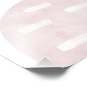 Abstracte Kalmerende Waterverf Vorm Foto Afdruk (Hoek)