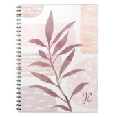 Abstracte kalmerende Waterverf Vormen Foto-Notitie Notitieboek (Voorkant)