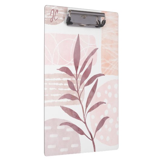 Abstracte Kalmerende Waterverf Vormgeving Klembord (Rechts)