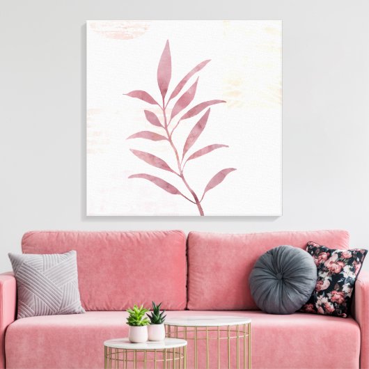 Abstracte kalmerende Waterverven Canvas Afdruk (Insitu (Woonkamer))