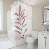 Abstracte kalmerende Waterverven Douchegordijn (In situ)