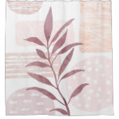 Abstracte kalmerende Waterverven Douchegordijn (Voorkant)