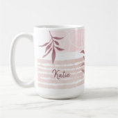 Abstracte kalmerende Waterverven Koffiemok (Links)