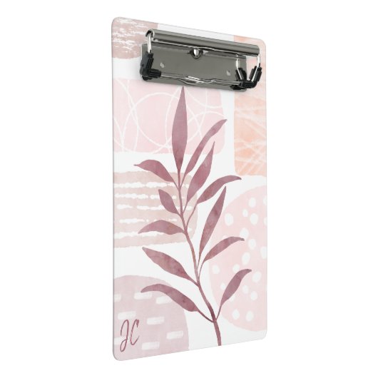 Abstracte kalmerende Waterverven Mini Klembord (Schuin)