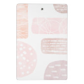 Abstracte kalmerende Waterverven Mini Klembord (Achterkant)