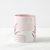 Abstracte kalmerende Waterverven Mok (Midden)