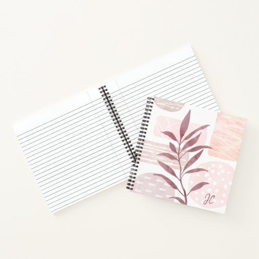 Abstracte kalmerende Waterverven Notitieboek (Binnen)