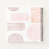 Abstracte kalmerende Waterverven Notitieboek (Achterkant)