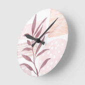 Abstracte kalmerende Waterverven Ronde Klok (Hoek)