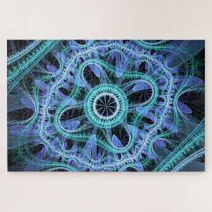 abstracte kant puzzel legpuzzel