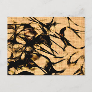 Abstracte kat briefkaart