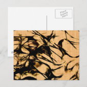 Abstracte kat briefkaart (Voorkant / Achterkant)
