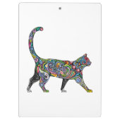 Abstracte kat klembord (Achterkant)