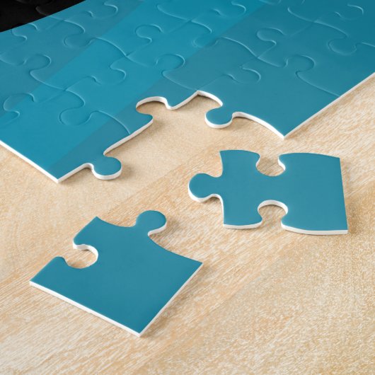 Abstracte kat legpuzzel (Zijkant)