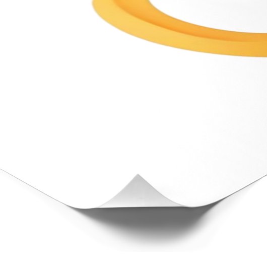 Abstracte kat perfect poster (Hoek)