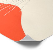 Abstracte kat poster (Hoek)