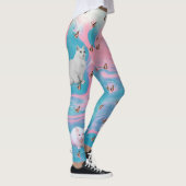 Abstracte Kat Vlinder Leggings (Rechts)