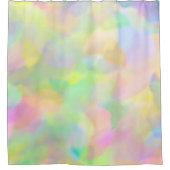 Abstracte katoenkleuren voor Snoepjes Douchegordijn (Voorkant)