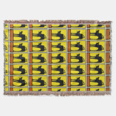 Abstracte katten deken (Voorkant)