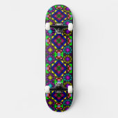 Abstracte katten persoonlijk skateboard (Voorkant)