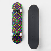 Abstracte katten persoonlijk skateboard (Voorkant)