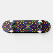 Abstracte katten persoonlijk skateboard (Horizontaal)