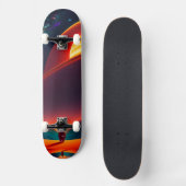 Abstracte katten persoonlijk skateboard (Voorkant)