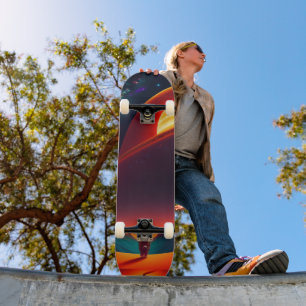 Abstracte katten persoonlijk skateboard