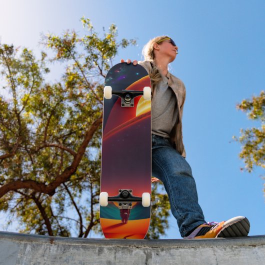 Abstracte katten persoonlijk skateboard (Buiten 1)