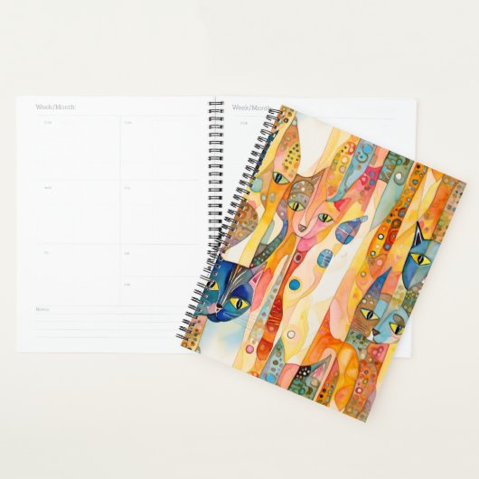 Abstracte katten planner (Display)