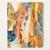 Abstracte katten planner (Achterkant)