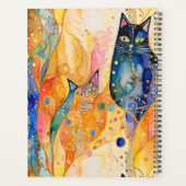 Abstracte katten planner (Achterkant)