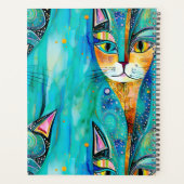 Abstracte katten planner (Achterkant)