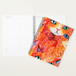Abstracte katten planner