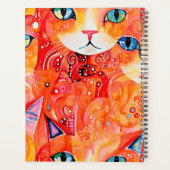 Abstracte katten planner (Achterkant)