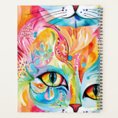 Abstracte katten planner (Achterkant)