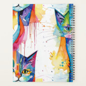 Abstracte katten planner (Achterkant)