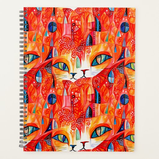 Abstracte katten planner (Voorkant)