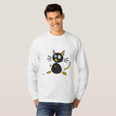 Abstracte katten Shirten T-shirt (Voorkant volledig)