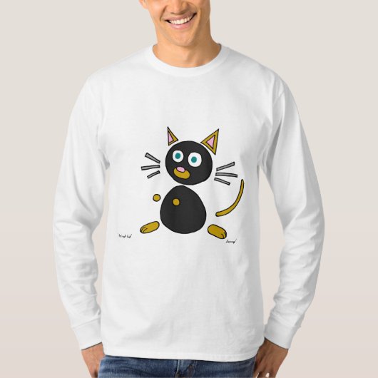 Abstracte katten Shirten T-shirt (Voorkant)