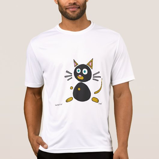 Abstracte katten Shirten T-shirt (Voorkant)